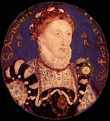 Nicholas Hilliard Miniature of Elizabeth I